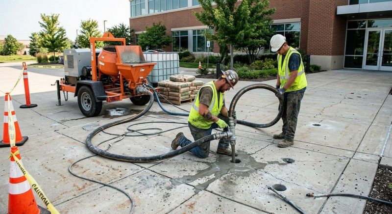 Commercial Concrete Leveling in Columbus, OH