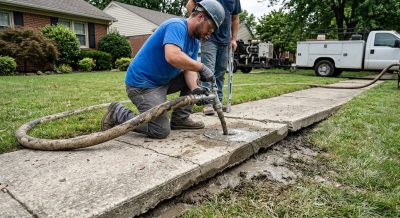 Walkway Leveling in Columbus, OH