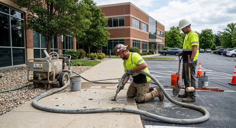 Commercial Concrete Leveling in Denver, CO