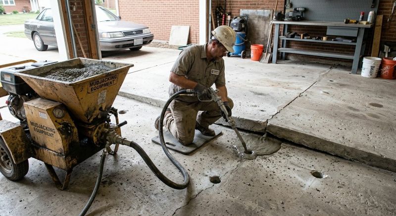 Concrete Floor Lifting in West Des Moines, IA