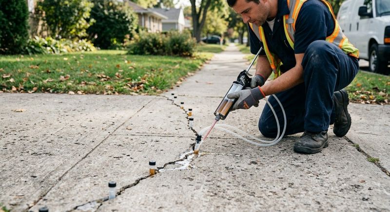 Concrete Settlement Repair in Miami Dade County, FL