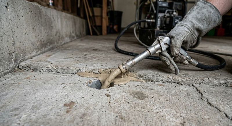 Concrete Settlement Repair in Des Moines, IA
