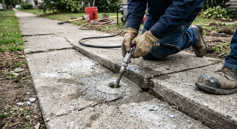 Concrete Settlement Repair in Columbus, OH