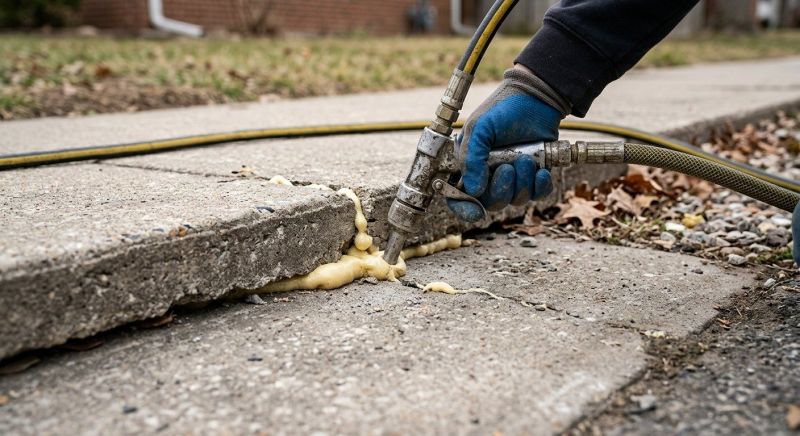 Concrete Slab Jacking in Des Moines, IA