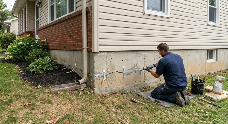 Cracked Foundation Repair in Columbus, OH