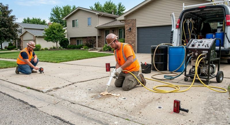 Foam Jacking in West Des Moines, IA