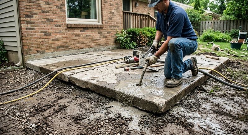 Patio Leveling in Corpus Christi, TX