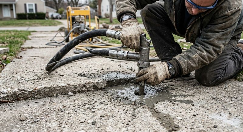 Sidewalk Leveling in Columbus, OH