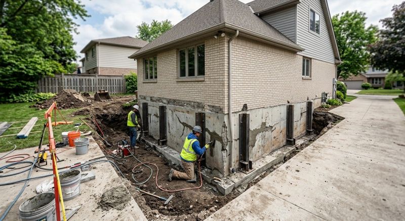 Sinking Foundation Repair in Tampa, FL