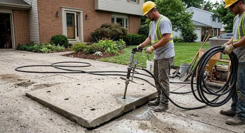 Slab Jacking in Columbus, OH