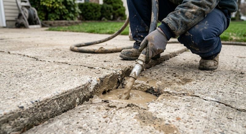 Sunken Driveway Lifting in Corpus Christi, TX