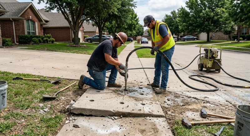 Walkway Leveling in Corpus Christi, TX